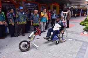 Inovasi Motor Penarik Kursi Roda, Iwan Suwandi Harumkan Sukabumi