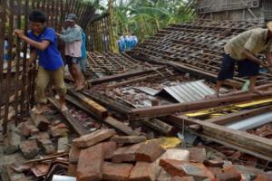 Bantuan Cair, Rumah Terdampak Puting Beliung Mulai Diperbaiki
