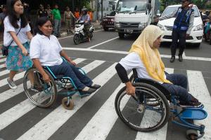 Fasilitas Khusus Disiapkan KPU Cianjur untuk Disabilitas