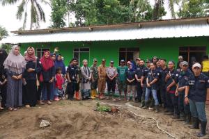 Shelter Pertama WMI Rampung, 5 KK Korban Tsunami Tertampung