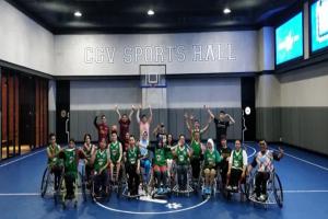 Tim Basket Kursi Roda Putri Indonesia Turnamen di Thailand