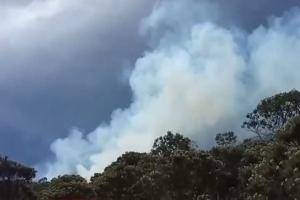 Pemadaman Kebakaran Gunung Ciremai Terkendala Arah Angin