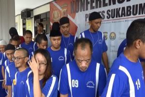 Polres Sukabumi Kota Bekuk 19 Pengedar Narkoba