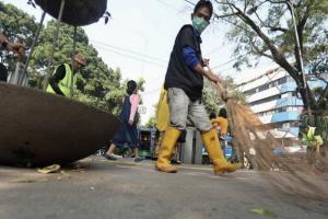 Menyusut, Sampah pada Malam Tahun Baru 2020 di Kota Bandung