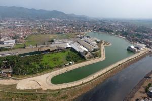 Kolam retensi di Andir Kabupaten Bandung ditargetkan selesai pada akhir 2021