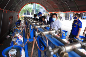 Pemkot Tangerang Sediakan Pengisian Tabung Oksigen Gratis