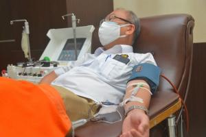 Penyintas Covid-19 Kementerian ESDM Donor Darah Plasma Konvalesen