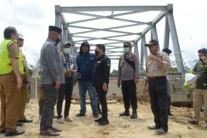 Progres Pembangunan Jembatan Long Penjalin Kukar Capai 82 Persen