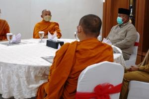 Bupati-MBI Kukar Bahas Rencana Pembangunan Rumah Ibadah Agama Budha