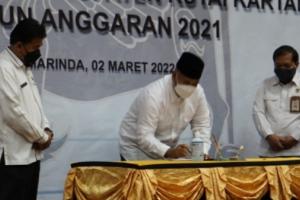 Pemkab Kukar Serahkan LKPD 2021 ke BPK RI