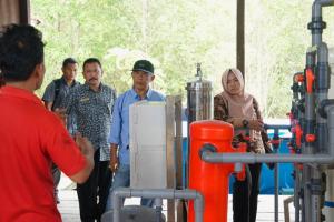 Disperkim Kukar Bangun Fasilitas Air Bersih di 10 Desa