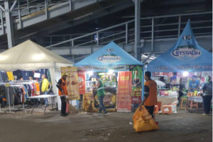 Tim Sigap DLH Kota Tangerang Jaga Kebersihan di Gelaran Festival Al Azhom