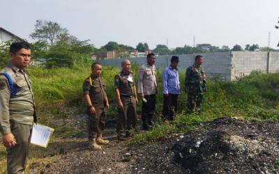 Satpol PP Kabupaten Tangerang Minta Pemilik Usaha Limbah Hentikan Pembakaran