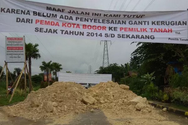 Pemkot Bogor Tutup Jalan 'Regional Ring Road'