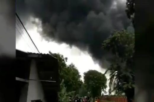Netizen Heboh soal Kebakaran di Pertamina Balongan Indramayu