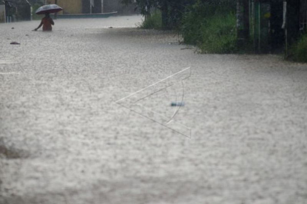 Banjir di Baleendah Kabupaten Bandung Meninggi