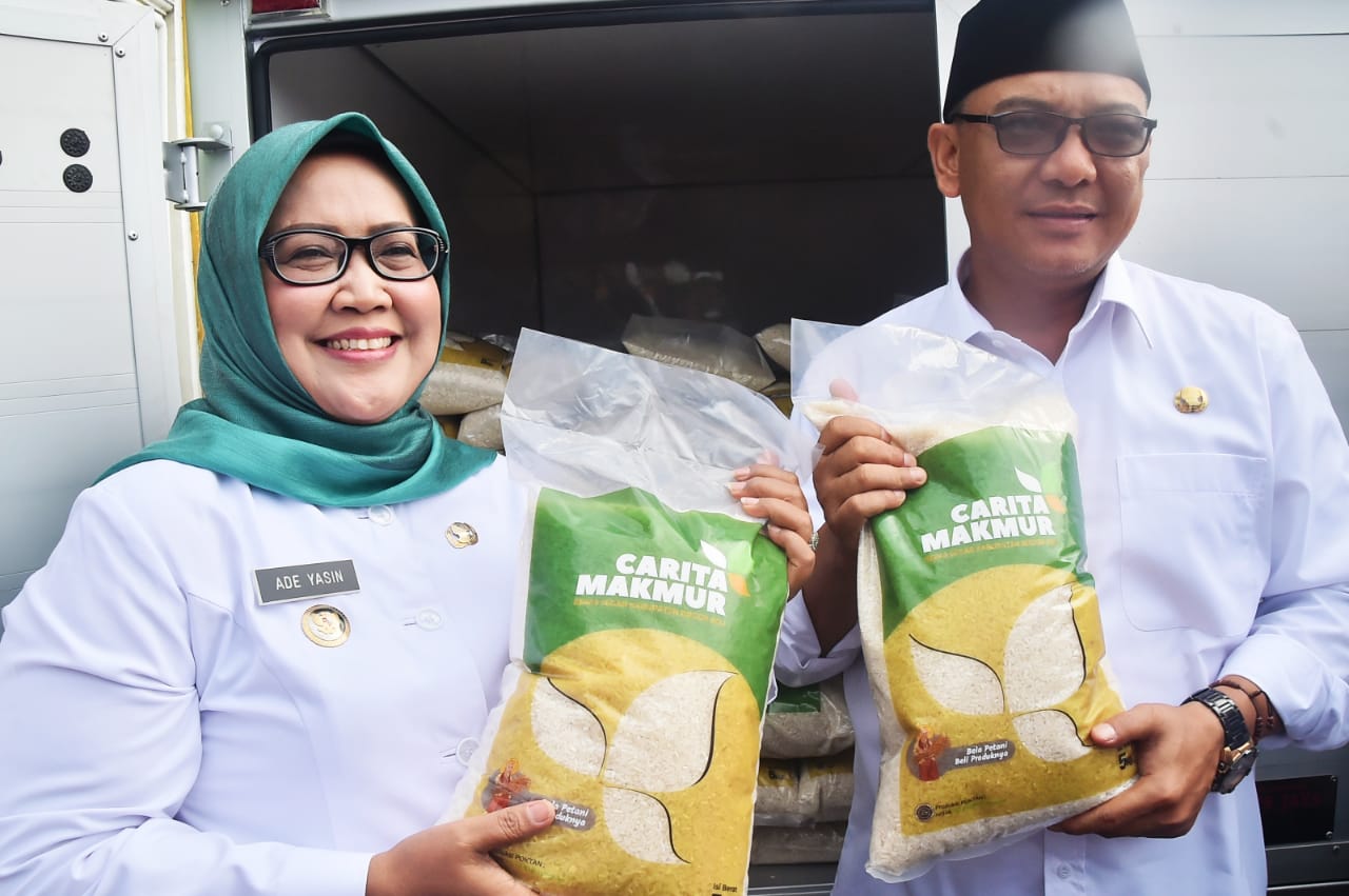 Panen Raya di Cariu, Bupati Bogor Launching Beras Carita Makmur