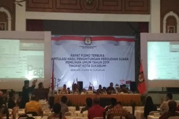 Rapat pleno KPU Kota Sukabumi rampung