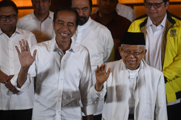 Partai Koalisi Ucapkan Selamat ke Jokowi-Ma'ruf