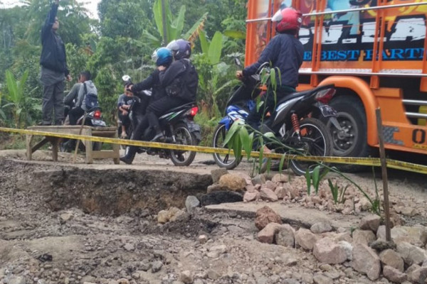 Inilah Jalur Mudik Rawan Bencana di Sukabumi