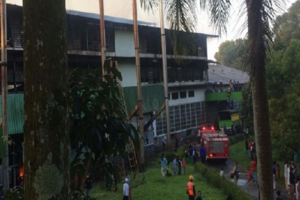 Kebakaran, Pabrik Teh Goalpara Sukabumi Nyaris Hangus