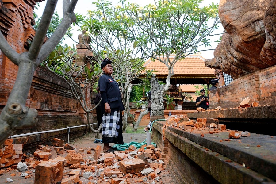 Gempa Merusak 24 Bangunan di Bali