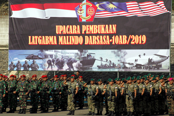 Tangkal Terorisme, TNI dan ATM Latihan Bersama di Sentul