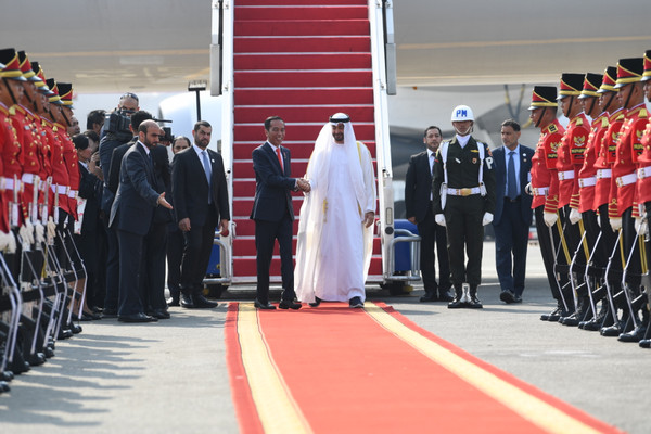 Putra Mahkota Abu Dhabi Kunjungan ke Istana Bogor 