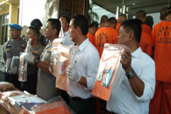Polres Cirebon Bekuk 32 Tersangka Kasus Narkoba