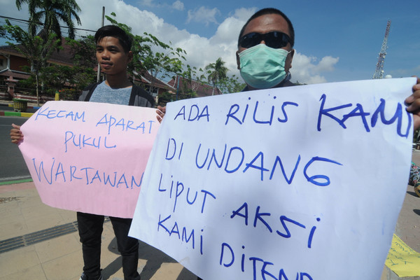 Solidaritas Liga Journalist Sukabumi untuk Sesama Wartawan