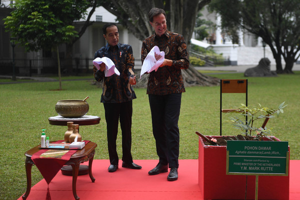 Presiden Jokowi Bertemu PM Belanda Mark Rutte