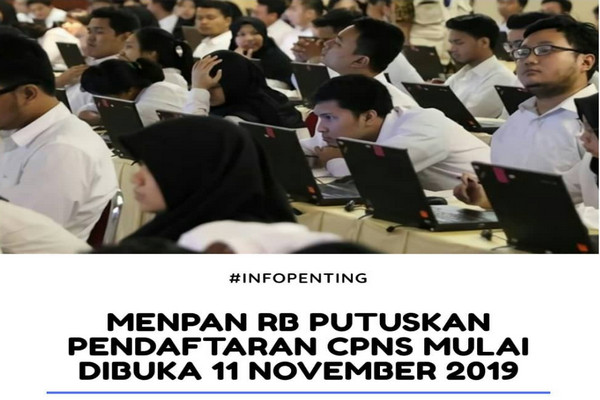 Formasi CPNS Kota Bekasi Sebanyak 171 Orang