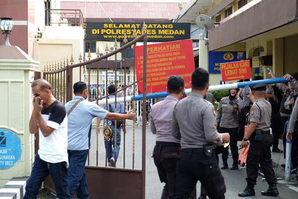 Aktivitas Polrestabes Bandung Berjalan Normal