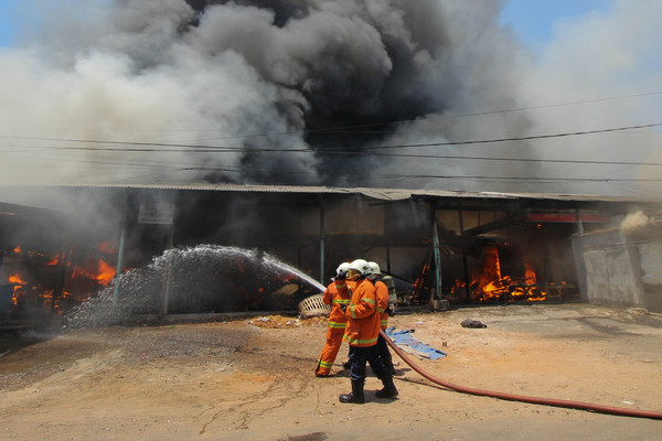 Kebakaran Pasar Induk Guntur Garut, Polisi Selidiki Penyebabnya