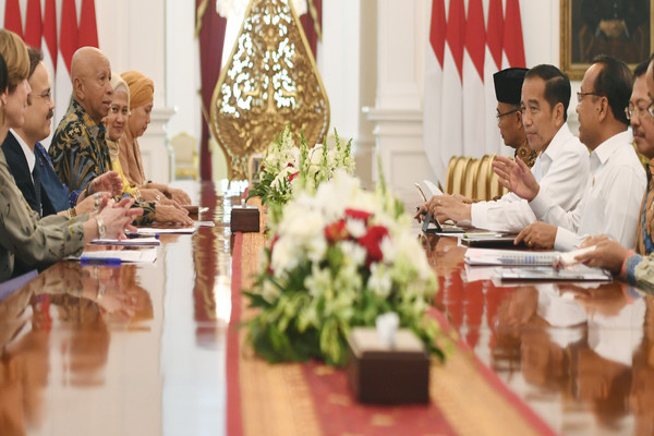 Delegasi Aksi Stop TBC Dunia Temui Presiden Jokowi