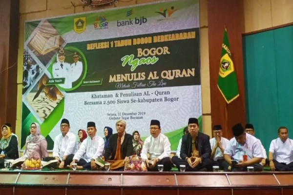 Sebanyak 2500 Siswa Kabupaten Bogor Khataman Al Quran