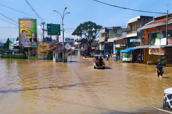 Curah Hujan Tinggi, Kabupaten Bandung Banjir