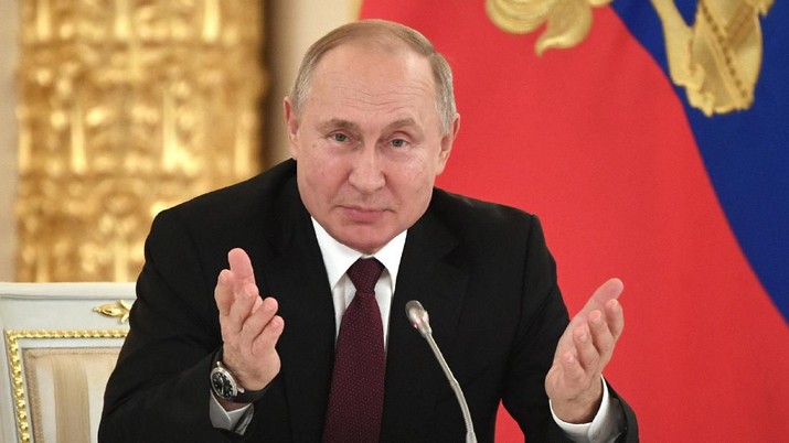 Positif Covid-19, Presiden Rusia Jalani Isolasi Mandiri
