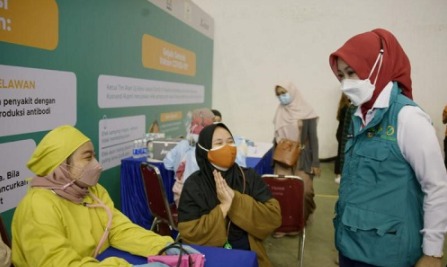 Ditutup, Sentra Vaksinasi Si Jalak Harupat Bandung Lampaui Target