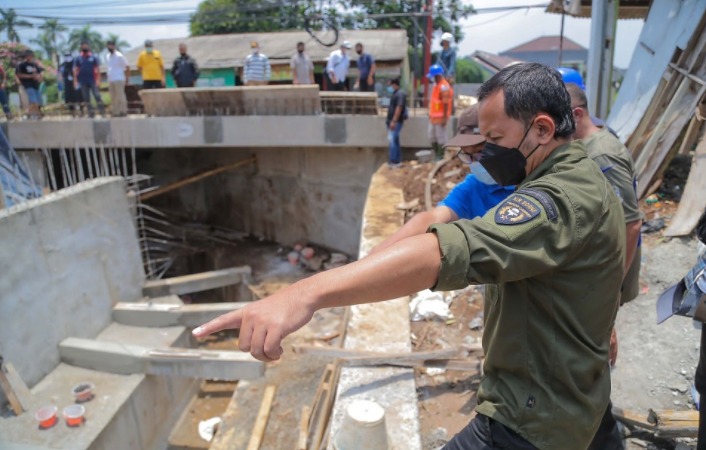 Pembangunan Jembatan di Mekarwangi Kota Bogor Tuntas Bulan Ini