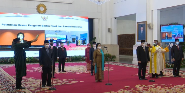 Presiden Lantik Megawati Jadi Ketua Dewan Pengarah BRIN