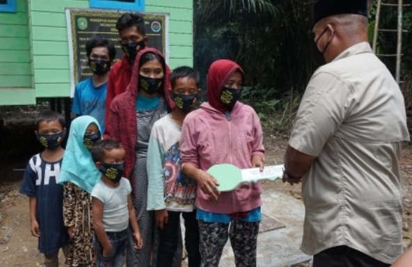 Warga Kembang Janggut Kukar Terima Rumah Program RTLH