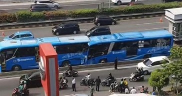 Tabrakan Dua Bus Transjakarta, 3 Orang Tewas
