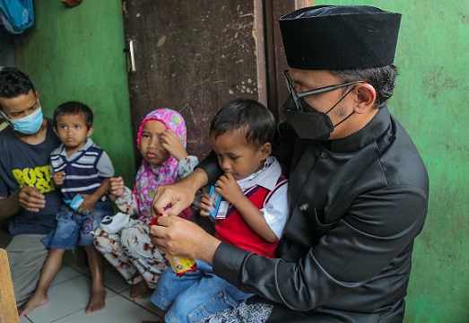 85 Anak Berpotensi Stunting di Kota Bogor Terima Bantuan Telur