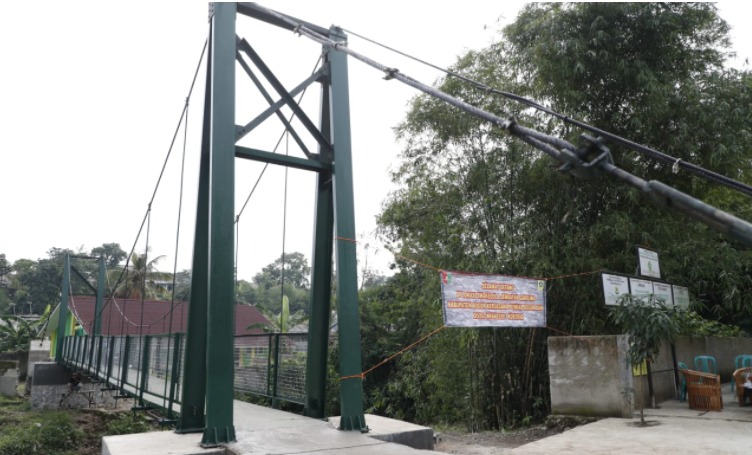 Pemkab Bogor Gandeng TNI Bangun Jembatan Rawayan Ciomas