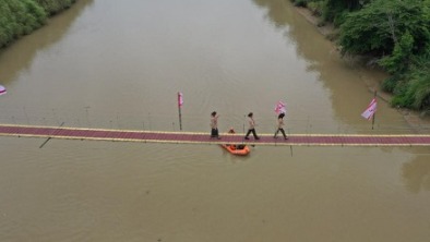 Jembatan Pramuka di Jabar Pecahkan Rekor Muri