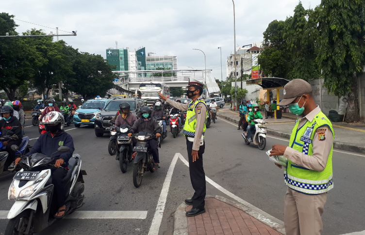 Cegah Reuni 212, Polsi Sekat Jalan Menuju Jakarta