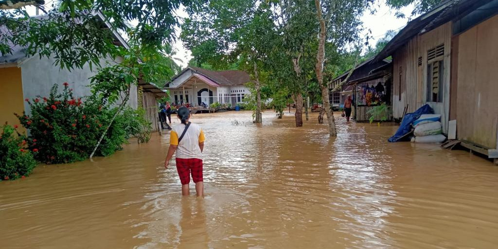 Calon Ibu Kota Negara Baru Banjir, 101 Rumah Terendam