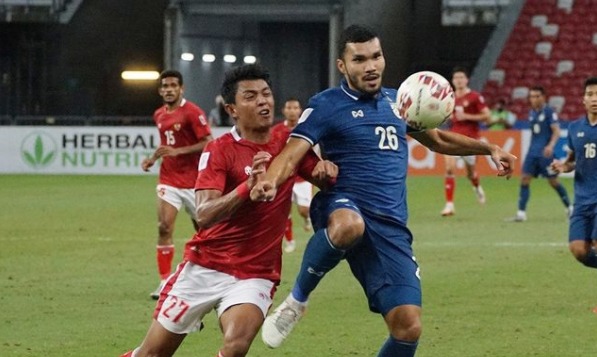 Indonesia Kalah 0-4 dari Thailand di Final Leg Pertama AFF Cup 2020
