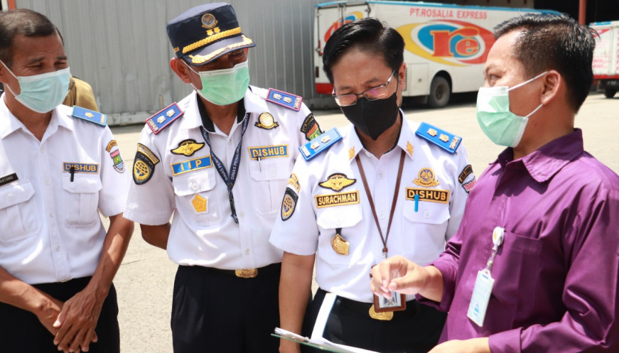 Dishub Kabupaten Tangerang Inspeksi Kelengkapan Angkutan Publik